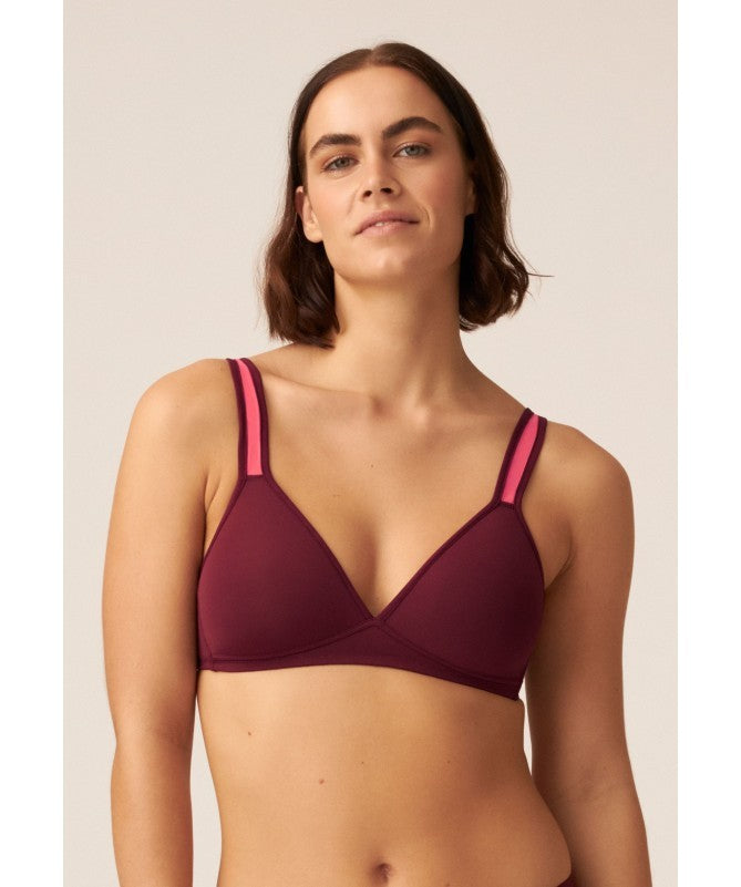 Сутиен с оформени чаши и без банели NATURANA 5757