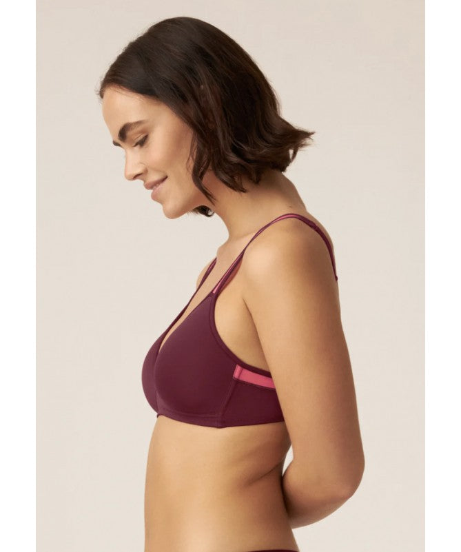 Сутиен с оформени чаши и без банели NATURANA 5757