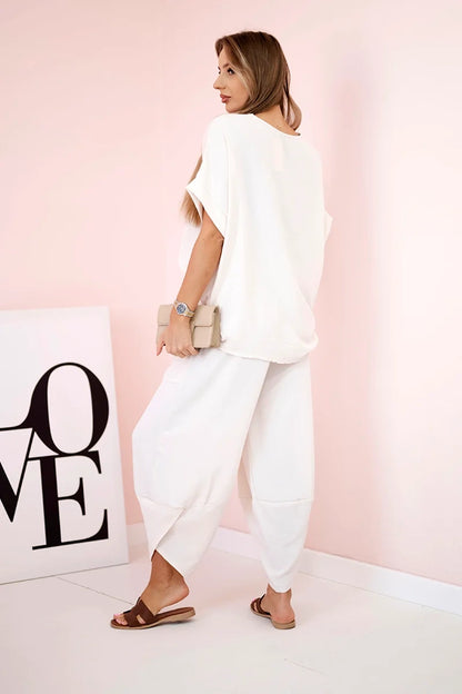 Комплект блуза от вискоза с панталон ART5920