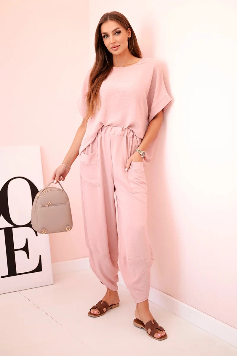 Комплект блуза от вискоза с панталон ART5920