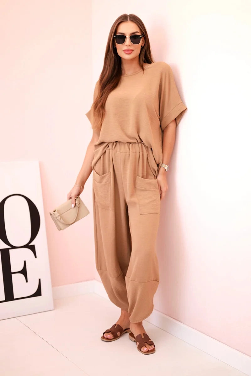 Комплект блуза от вискоза с панталон ART5920