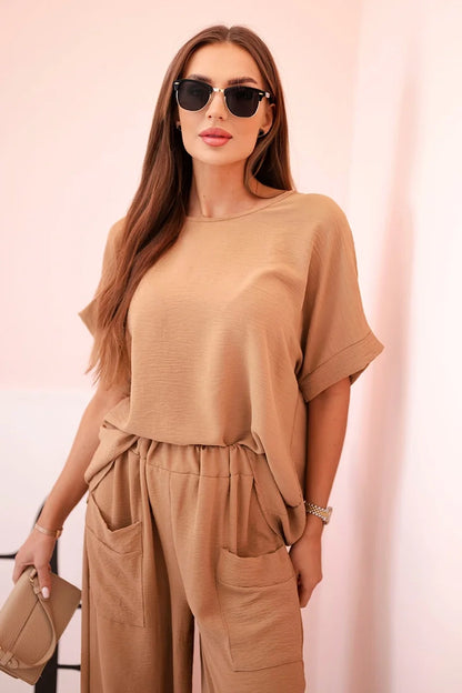 Комплект блуза от вискоза с панталон ART5920