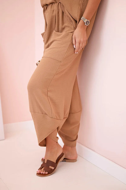 Комплект блуза от вискоза с панталон ART5920