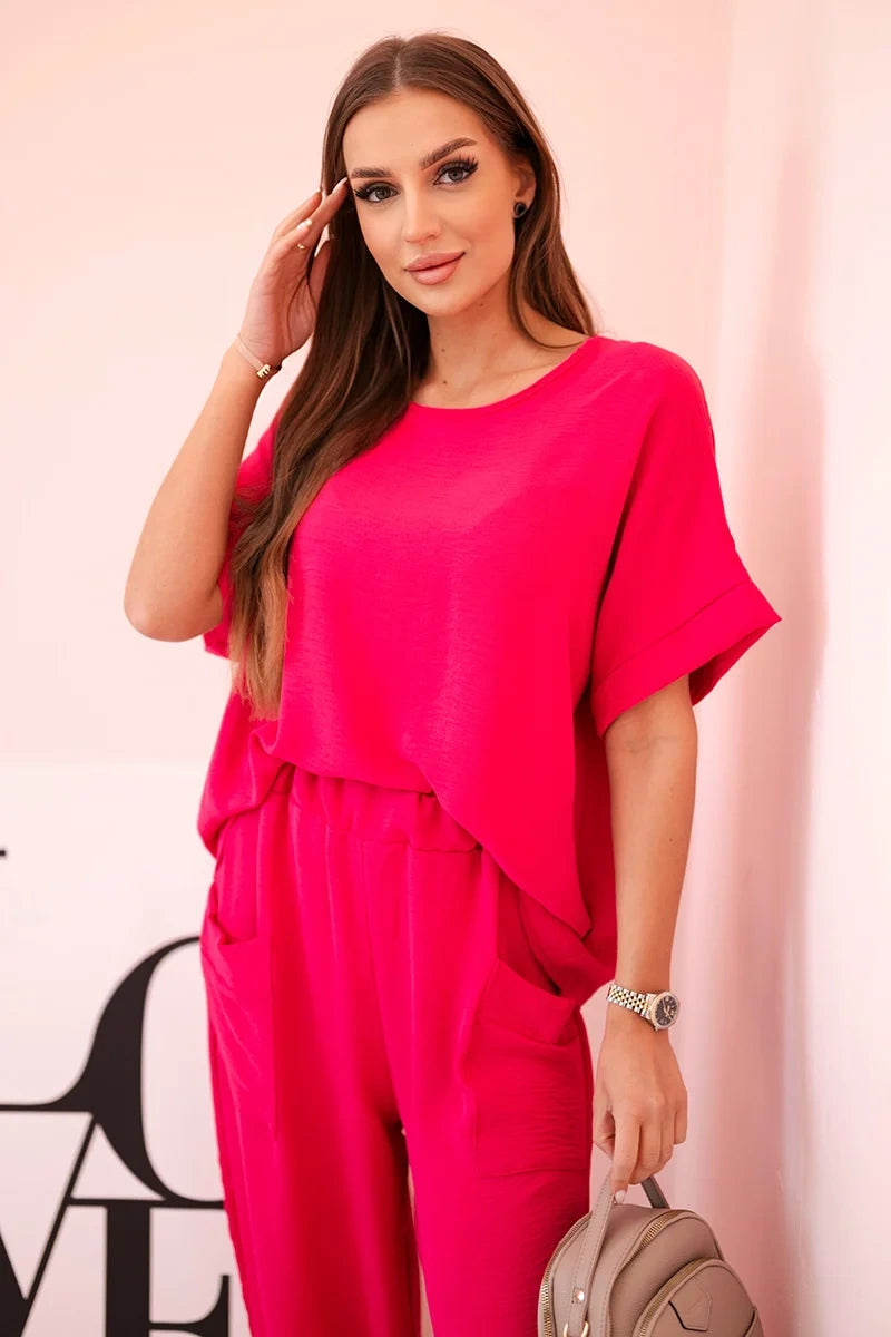 Комплект блуза от вискоза с панталон ART5920