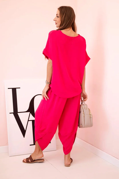 Комплект блуза от вискоза с панталон ART5920