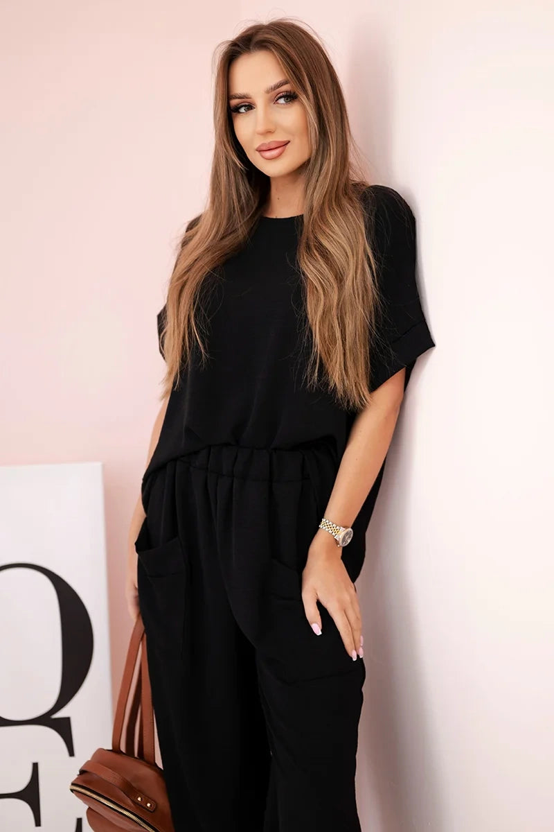 Комплект блуза от вискоза с панталон ART5920