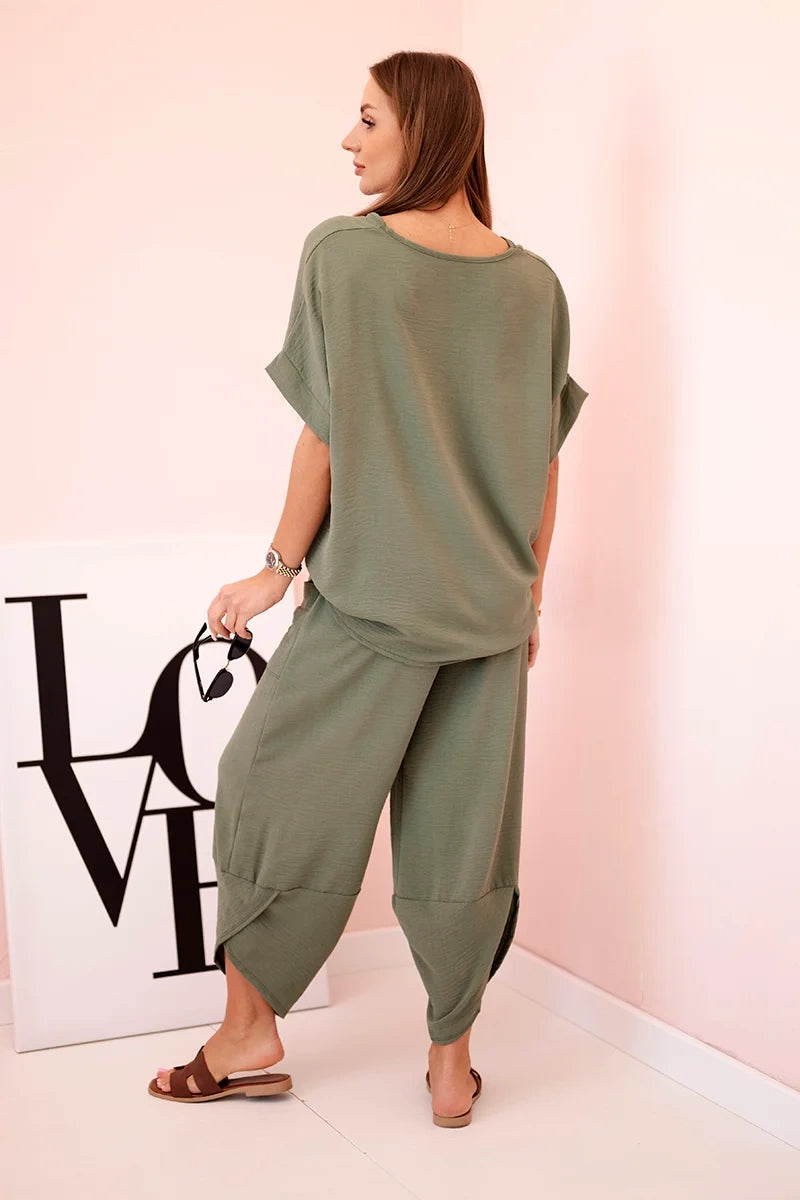 Комплект блуза от вискоза с панталон ART5920