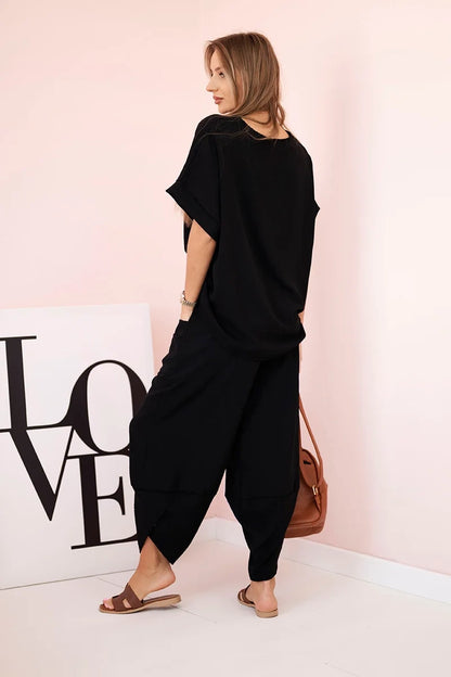 Комплект блуза от вискоза с панталон ART5920