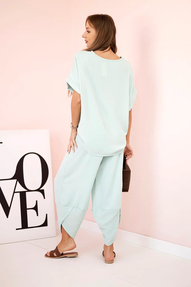 Комплект блуза от вискоза с панталон ART5920