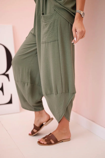 Комплект блуза от вискоза с панталон ART5920