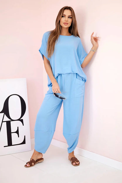 Комплект блуза от вискоза с панталон ART5920