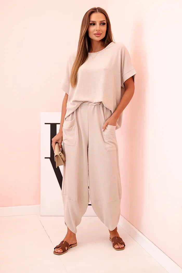 Комплект блуза от вискоза с панталон ART5920