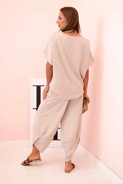 Комплект блуза от вискоза с панталон ART5920