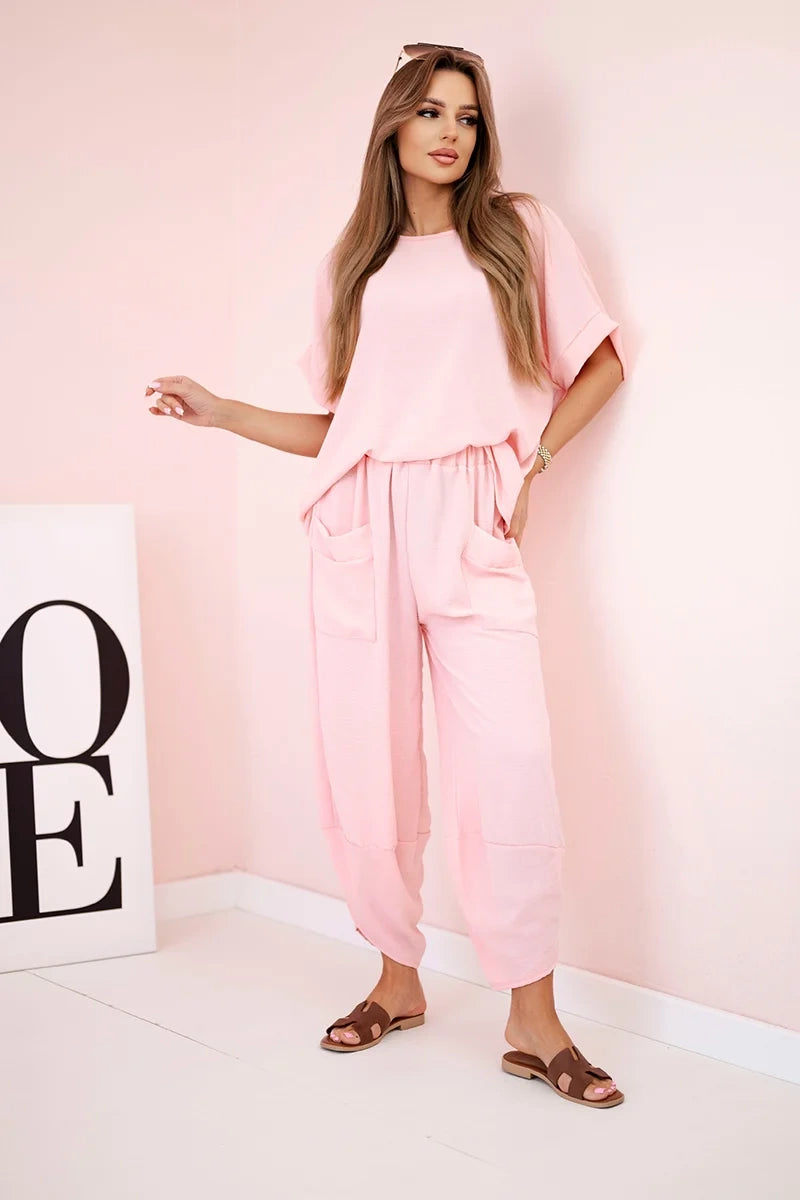 Комплект блуза от вискоза с панталон ART5920