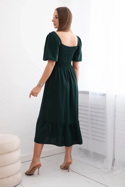 Рокля с плисирано деколте 5952