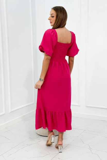 Рокля с плисирано деколте 5952