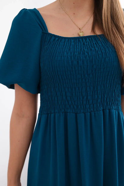 Рокля с плисирано деколте 5952