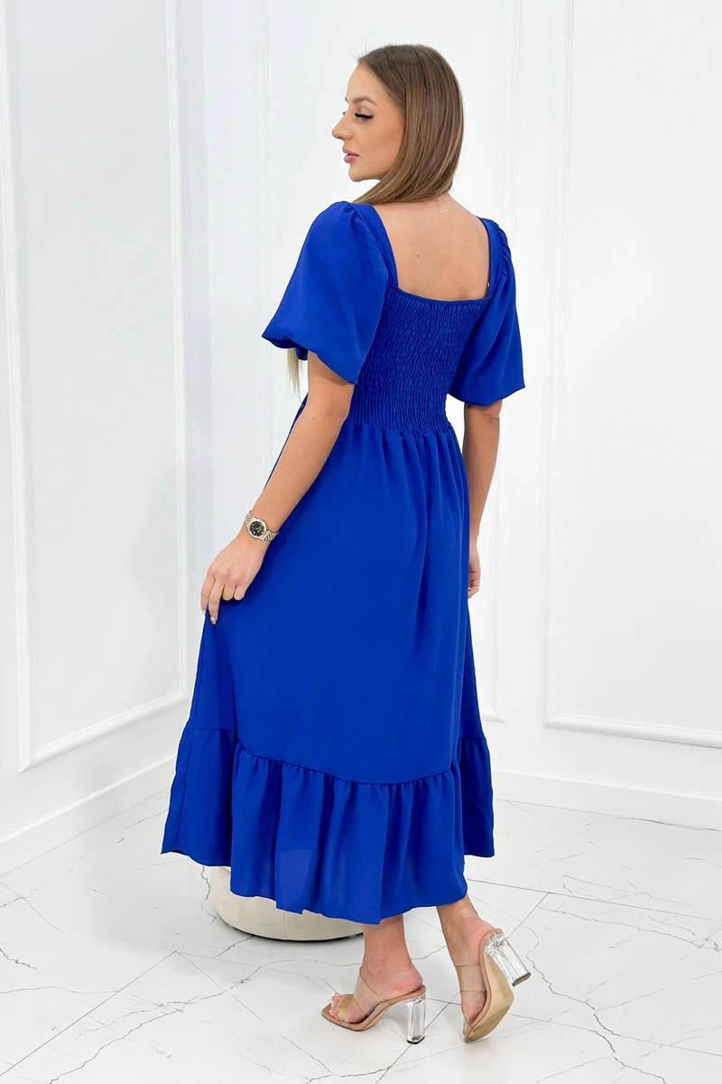 Рокля с плисирано деколте 5952