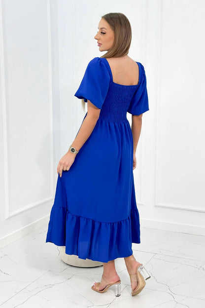 Рокля с плисирано деколте 5952