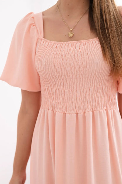 Рокля с плисирано деколте 5952