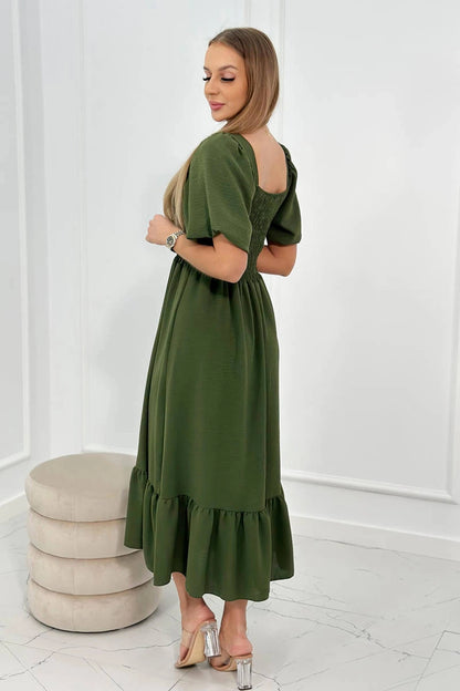 Рокля с плисирано деколте 5952