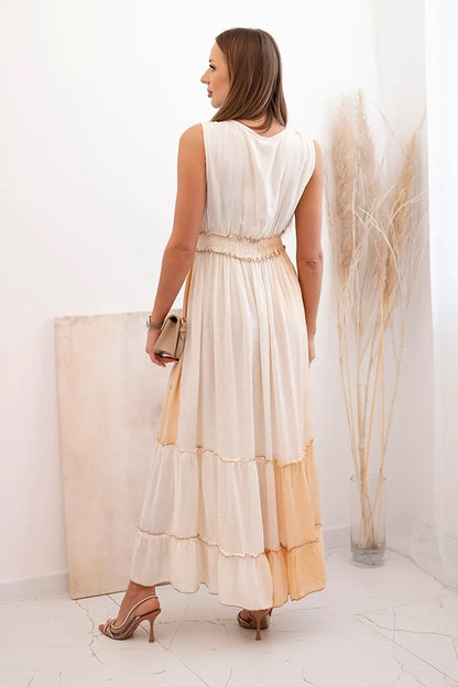 Дамска вискозна рокля с пайети 6122