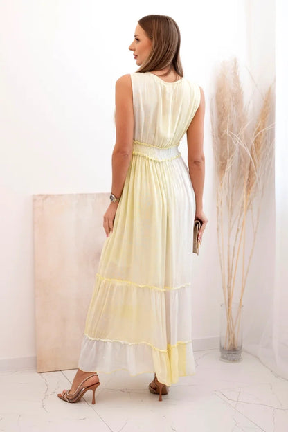 Дамска вискозна рокля с пайети 6122