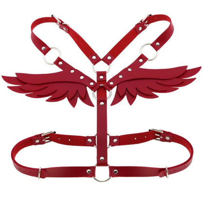 Черен харнес с крила AA-700893