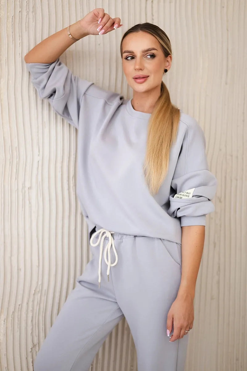 Комплект суитчер с панталон от вискоза 7065P