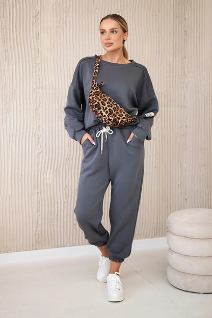 Комплект суитчер с панталон от вискоза 7065P