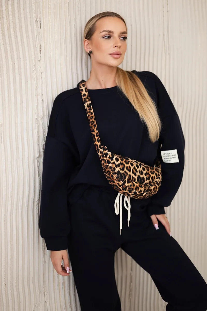 Комплект суитчер с панталон от вискоза 7065P