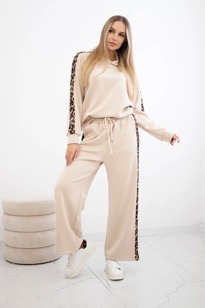 Комплект от вискоза с леопардово райе 7115