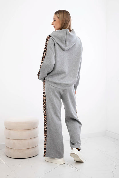 Комплект от вискоза с леопардово райе 7115