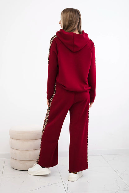 Комплект от вискоза с леопардово райе 7115