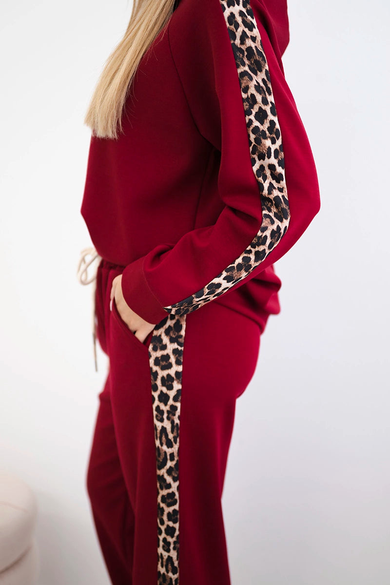 Комплект от вискоза с леопардово райе 7115