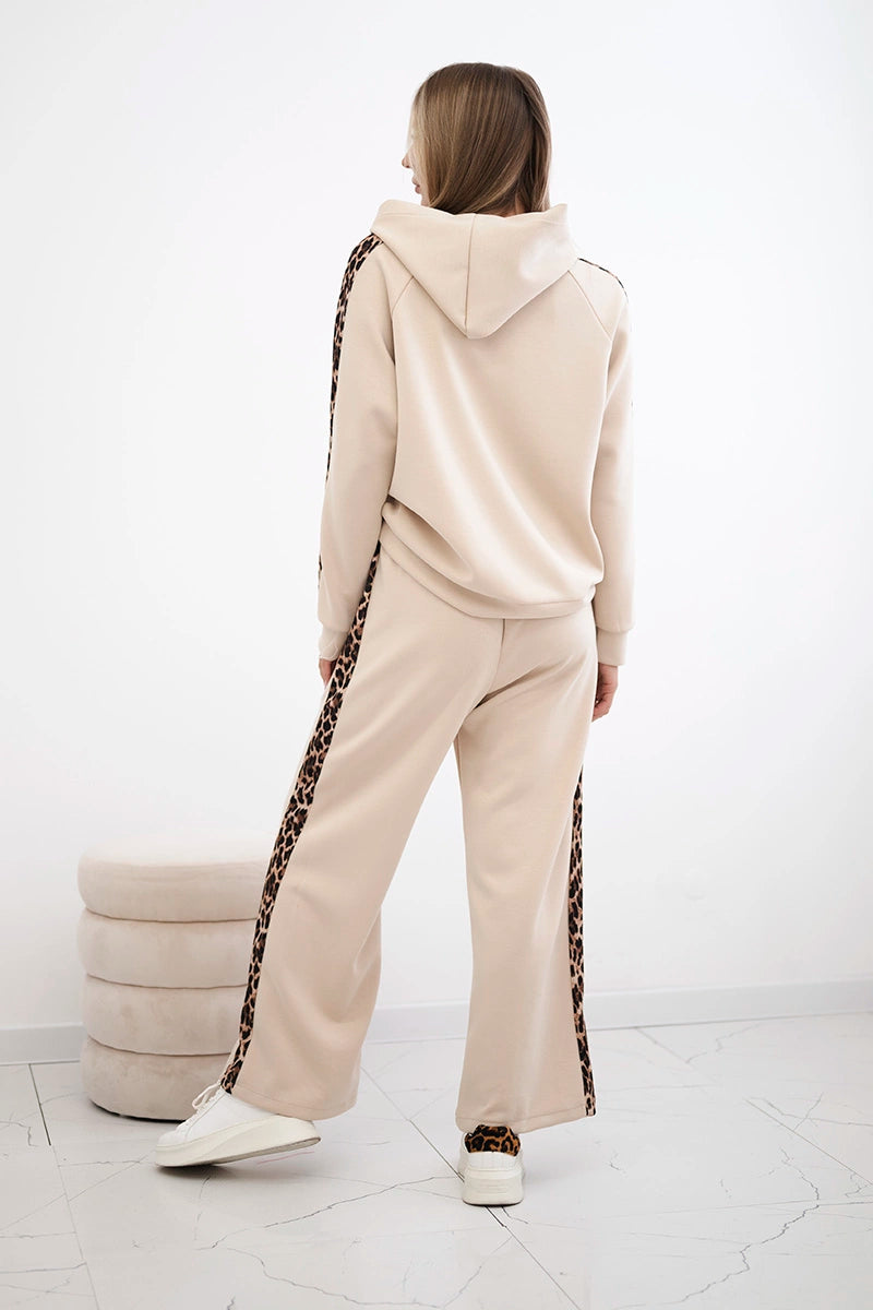 Комплект от вискоза с леопардово райе 7115