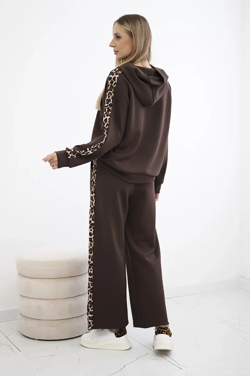 Комплект от вискоза с леопардово райе 7115