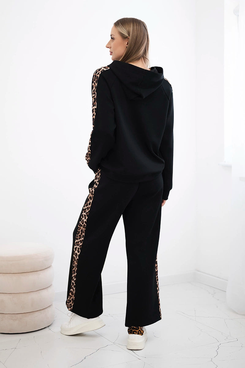 Комплект от вискоза с леопардово райе 7115