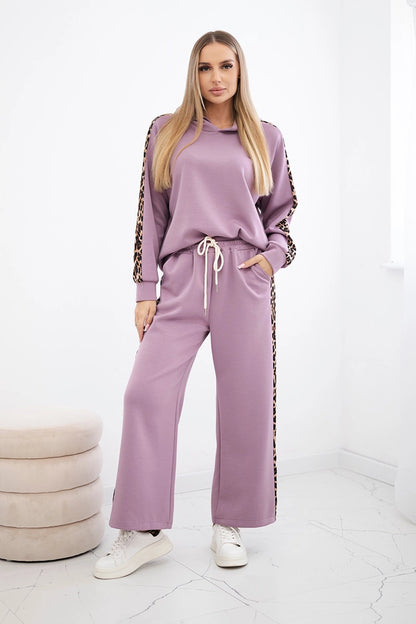 Комплект от вискоза с леопардово райе 7115