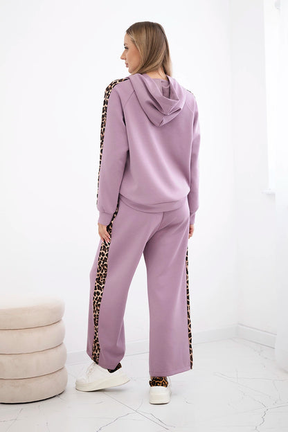 Комплект от вискоза с леопардово райе 7115