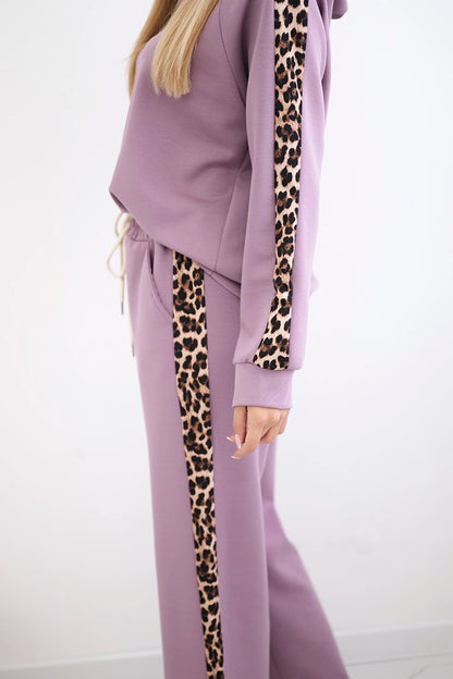 Комплект от вискоза с леопардово райе 7115
