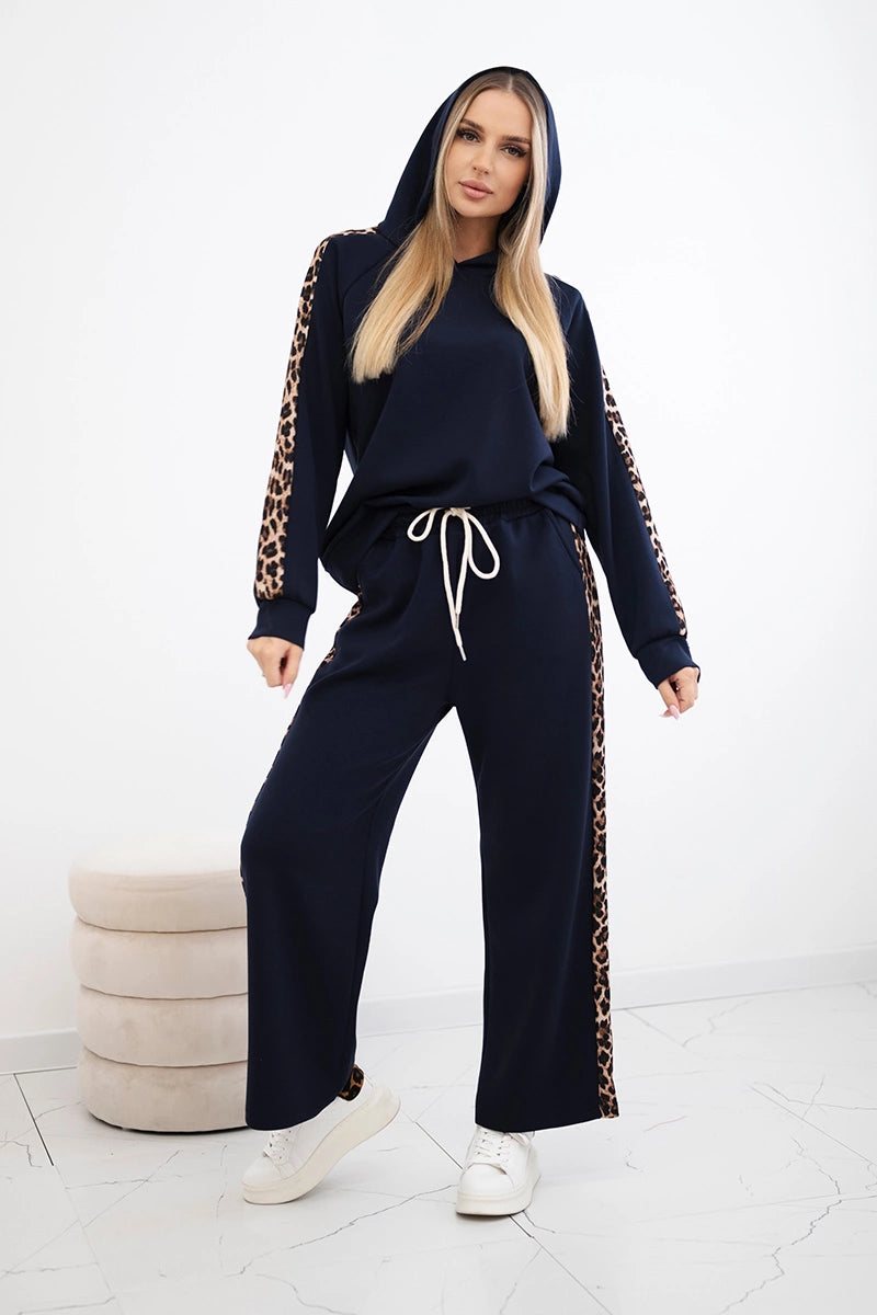 Комплект от вискоза с леопардово райе 7115