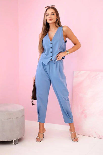 Комплект жилетка с панталон 7135