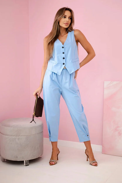 Комплект жилетка с панталон 7135