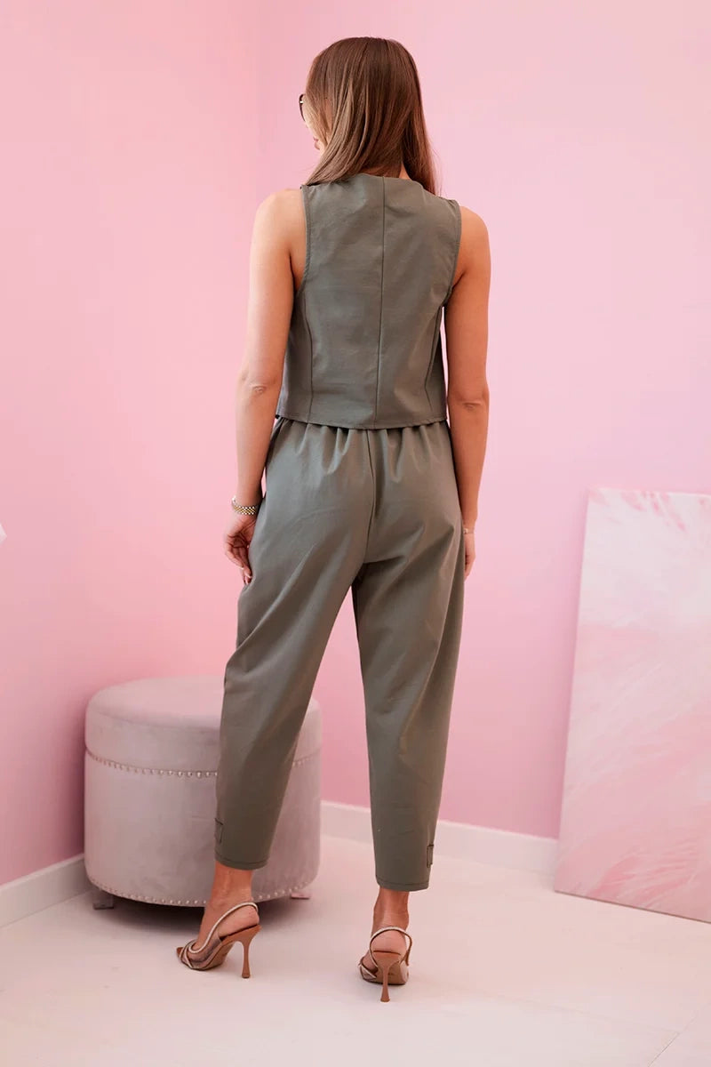 Комплект жилетка с панталон 7135