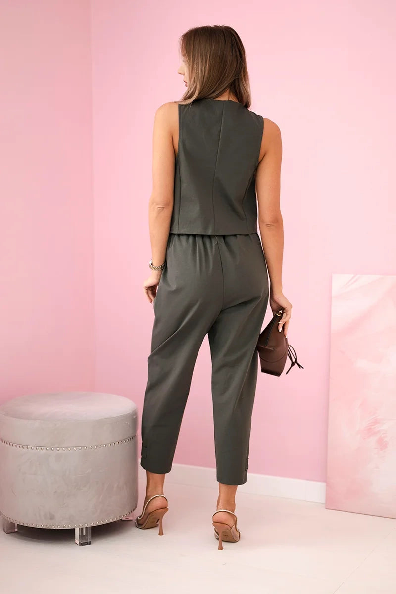 Комплект жилетка с панталон 7135