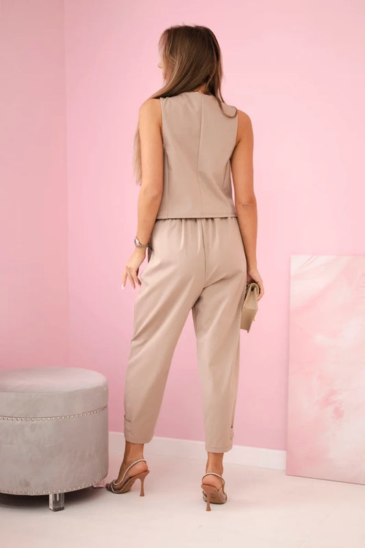 Комплект жилетка с панталон 7135