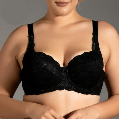 Минимизиращ сутиен с твърда чашка и широки презрамки NB-8041