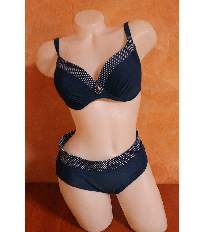 Дамски бански с оформени чаши и бикини 85969