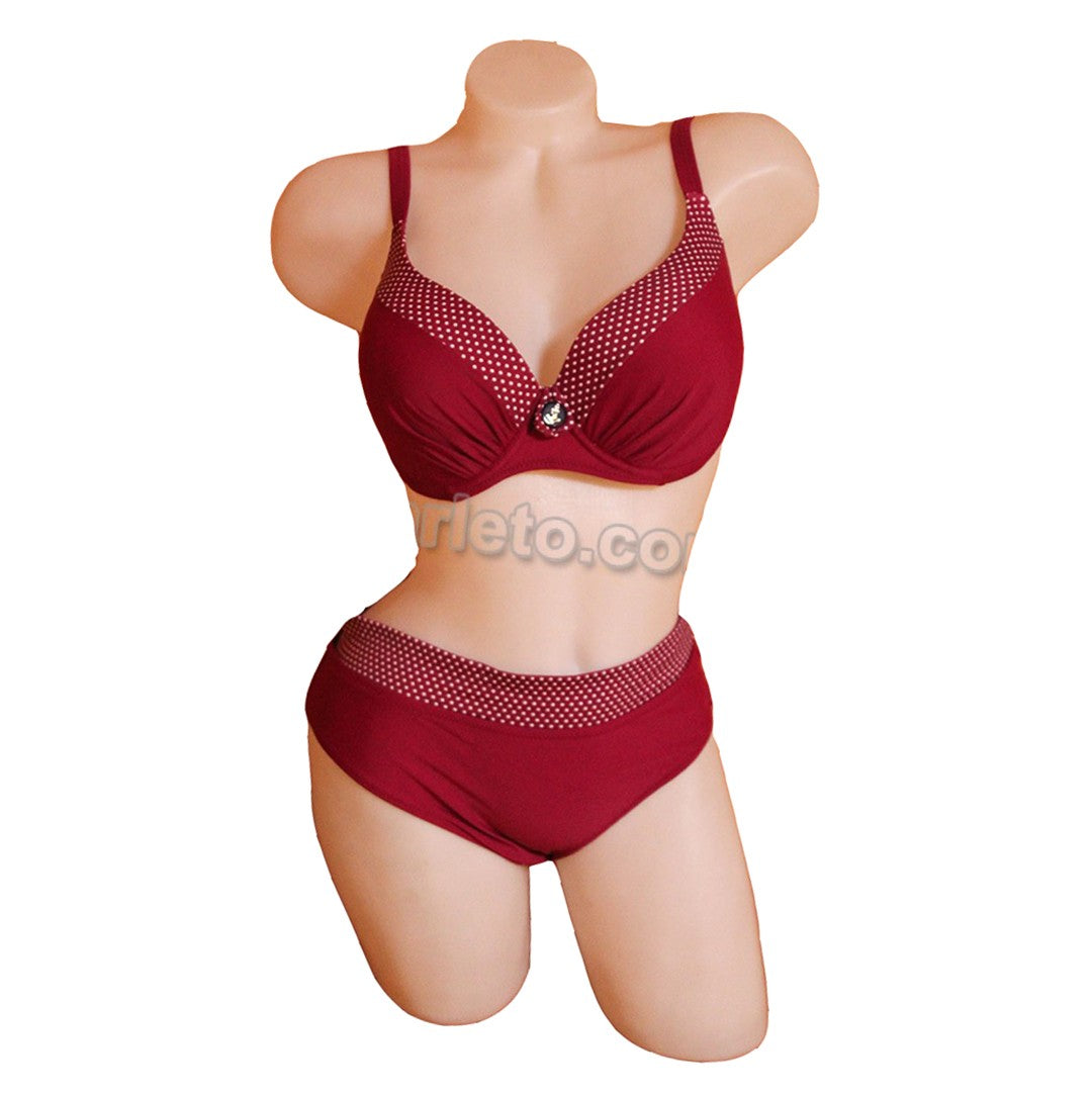 Дамски бански с оформени чаши и бикини 85969